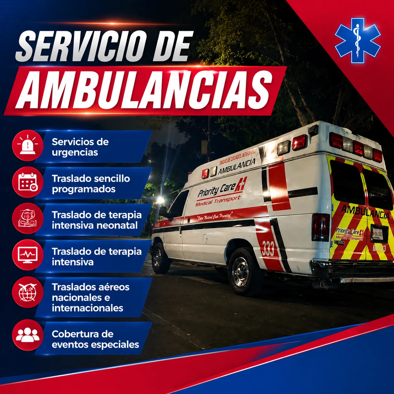 Servicio de Ambulancias en CDMX
